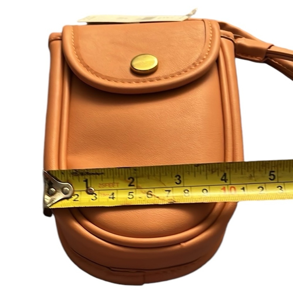Anthropologie peach phone crossbody bag NWT